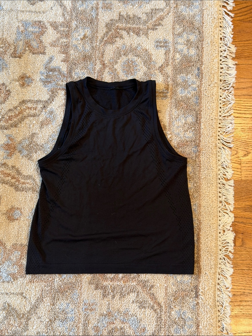Lululemon Black Sleeveless Performance Tank Top - Women 4
